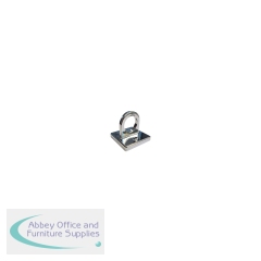 5 Star Wall Plate for Rope Barriers Polished Chrome FS632708