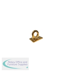 5 Star Wall Plate for Rope Barriers Polished Brass FS632715
