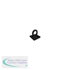 5 Star Wall Plate for Rope Barriers Black FS632722