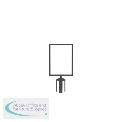 5 Star Vertical A4 Sign Frame Black for Belt Barriers FS632753