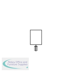 5 Star Vertical A3 Sign Frame Black for Belt Barriers FS632838