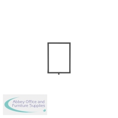 5 Star Standard Vertical A4 Sign Frame Black for Rope Barriers FS633040