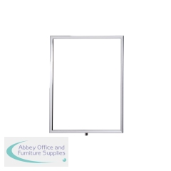 5 Star Standard Vertical A3 Sign Frame Polished Chrome for Rope Barriers FS633316
