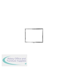 5 Star Standard Horizontal A4 Sign Frame Polished Chrome for Rope Barriers FS633590