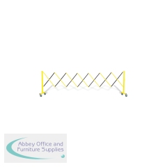 5 Star FlexPro Expanding Barricade Yellow/Black 3.4m FS634375