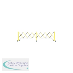 5 Star FlexPro Expanding Barricade Yellow/Black 4.9m FS634429