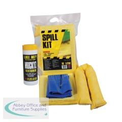 5 Star Chemical Spill Kit in Heat-sealed Mini Bag Yellow FS634801