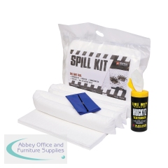 5 Star Oil and Fuel Spill Kit in Heat-sealed Bag 20 Litre White FS634955