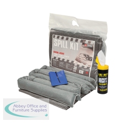 5 Star General Purpose Spill Kit in a Heat-sealed Bag Grey FS634993