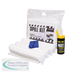 5 Star Oil and Fuel Spill Kit in Heat-sealed Bag 30 Litre White FS635044