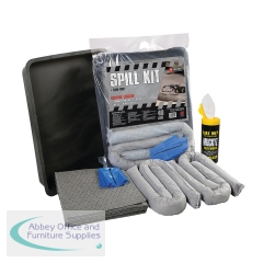 5 Star General Purpose Spill Kit in a Heat-sealed Bag with Flexi-tray 40 Litre Grey FS635556