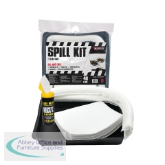 5 Star Oil and Fuel Spill Kit with Flexi-tray 40 Litre White FS635563
