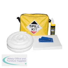 5 Star Oil and Fuel Spill Kit in Shoulder Bag 50 Litre White FS636362