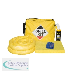 5 Star 50 Litre Chemical Spill Kit in Hi-Vis Shoulder Bag Yellow FS636478