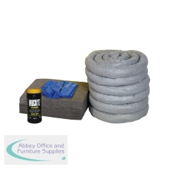 5 Star Refill Kit for the 120 Litre Spill Kit in a Yellow Wheelie Bin Grey FS636829
