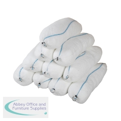 5 Star Mini Oil and Fuel Drain Booms (Pack of 10) White FS637413
