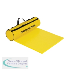 5 Star Drain Cover 460x460mm in Wallmounted  Holdall Yellow FS637499