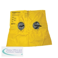 5 Star DrainProTector Collecting/Trapping Silt Sand Gravel XL 1250x1250mm Yellow FS637802