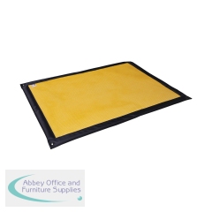 5 Star SpillTrapper Oil Absorbent Mat Small Yellow FS637864