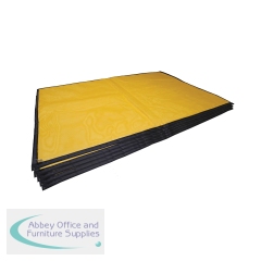 5 Star SpillTrapper Oil Absorbent Mat Extra Large Yellow (Pack of 5) FS638380