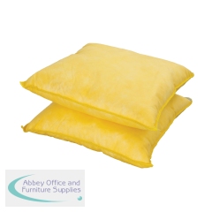 5 Star Chemical Absorbent Cushions in a Box 230x230mm Yellow (Pack of 20) FS639332