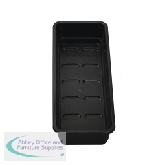 5 Star Evo Recycled Spill Tray 370x135x60mm Black FS639912