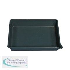 5 Star Evo Recycled Spill Tray 530x400x95mm Black FS640116