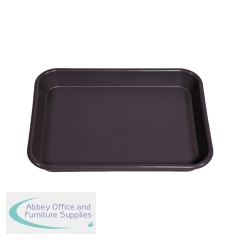 5 Star Evo Recycled Shallow Spill Tray 410x310x65mm Black FS640222