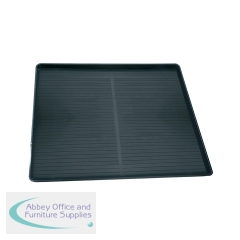 5 Star Evo Recycled Spill Tray 1000x1000x50mm Black FS640925