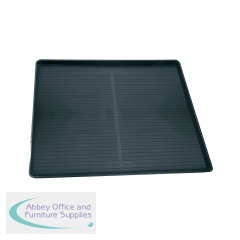 5 Star Evo Recycled Spill Tray 1200x1200x50mm Black FS640963