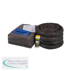 5 Star Refill Kit for 100 Litre AdBlue Spill Kit in Blue Round Drum with Lid Blue FS642790
