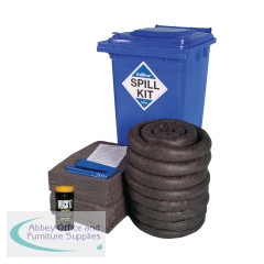 5 Star AdBlue Spill Kit in Blue Wheelie Bin 240 Litre Blue FS642813