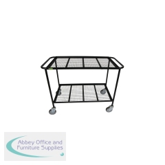 5 Star Mobile Shelf Trolley with Mesh Shelves 1200 x 450 x 900mm FS644299
