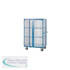 5 Star Heavy Duty Mobile Distribution Trolley with Steel Base and Doors 900 x 650 x 1490mm FS644916