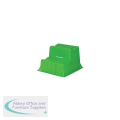 5 Star 2 Tread Industrial Steps Polyethylene Green 510 x 600 x 370mm FS645845