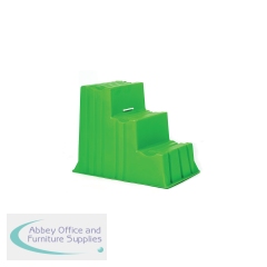 5 Star 3 Tread Industrial Steps Polyethylene Green 520 x 740 x 635mm FS645982