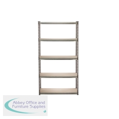 5 Star Heavy Duty 5 Tier Shelving Unit 1000 x 400 x 1800mm FS646743