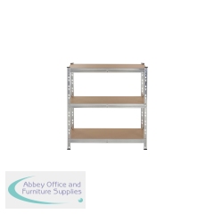 5 Star Heavy Duty Economy 3 Tier Shelving with MDF Shelves 900 x 400 x 900mm FS647047