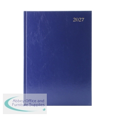 5 Star Desk Diary Day Per Page A5 Blue 2027 KFA51BU27