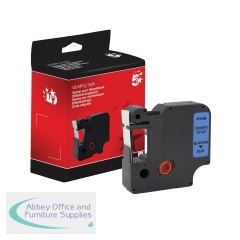 5 Star Non-OEM Replacement for Dymo 45016 Black on Blue 12mm x 7m FS671938