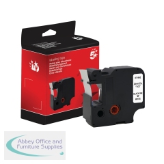 5 Star Non-OEM Replacement for Dymo 53713 Black on White 24mm x 7m FS671942