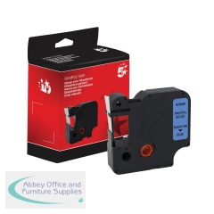 5 Star Non-OEM Replacement for Dymo 40916 Black on Blue 9mm x 7m FS672449