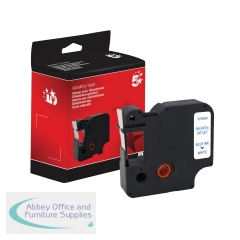 5 Star Non-OEM Replacement for Dymo 40914 Blue on White 9mm x 7m FS672454