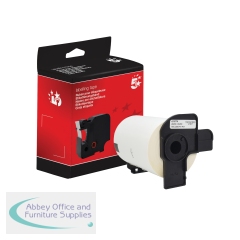 5 Star Non-OEM Replacement for Brother DK-11247 Black on White 103mm x 164mm 180/Roll FS672775