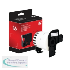 5 Star Non-OEM Replacement for Brother DK-22212 Black on White 62mm x 15.24m FS672907