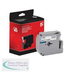 5 Star Non-OEM Replacement for Brother M-K231 Black on White 12mm x 8m FS672933