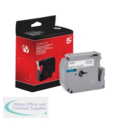 5 Star Non-OEM Replacement for Brother M-K221 Black on White 9mm x 8m FS672971