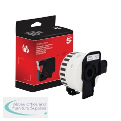 5 Star Non-OEM Replacement for Brother DK-22225 Black on White 38mm x 30.48m FS673037