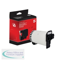 5 Star Non-OEM Replacement for Brother DK-22246 Black on White 103mm x 30.48m FS673044