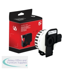 5 Star Non-OEM Replacement for Brother DK-22214 Black on White 12mm x 30.48m FS673157